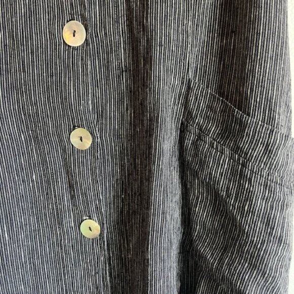 Mosaic - Womens Linen Dress - Picture 4 of 4